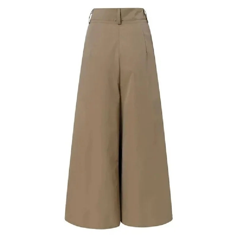 Women's Wide Leg Palazzo Pants Summer Printed Cropped Linen Comfy Baggy