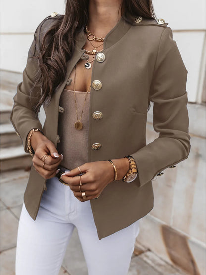 Long Sleeve Jacket Blazer Coat