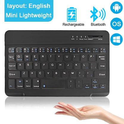 Keyboard Wireless Bluetooth 2.4G Rechargeable