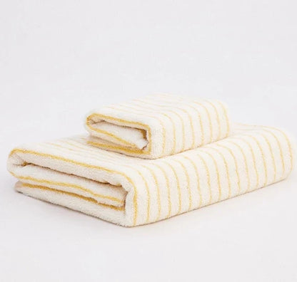 Striped Geometric Rhombuses Cotton Soft Towels