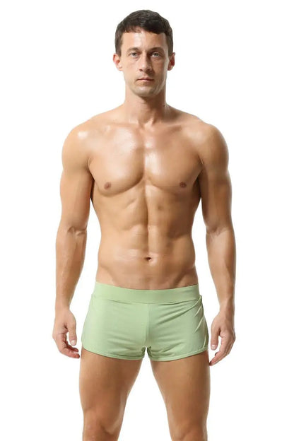 Men's Loose Sleepwear Shorts Mesh Breathable Pajamas Shorts