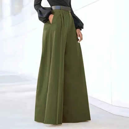 Women's Wide Leg Palazzo Pants Summer Printed Cropped Linen Comfy Baggy