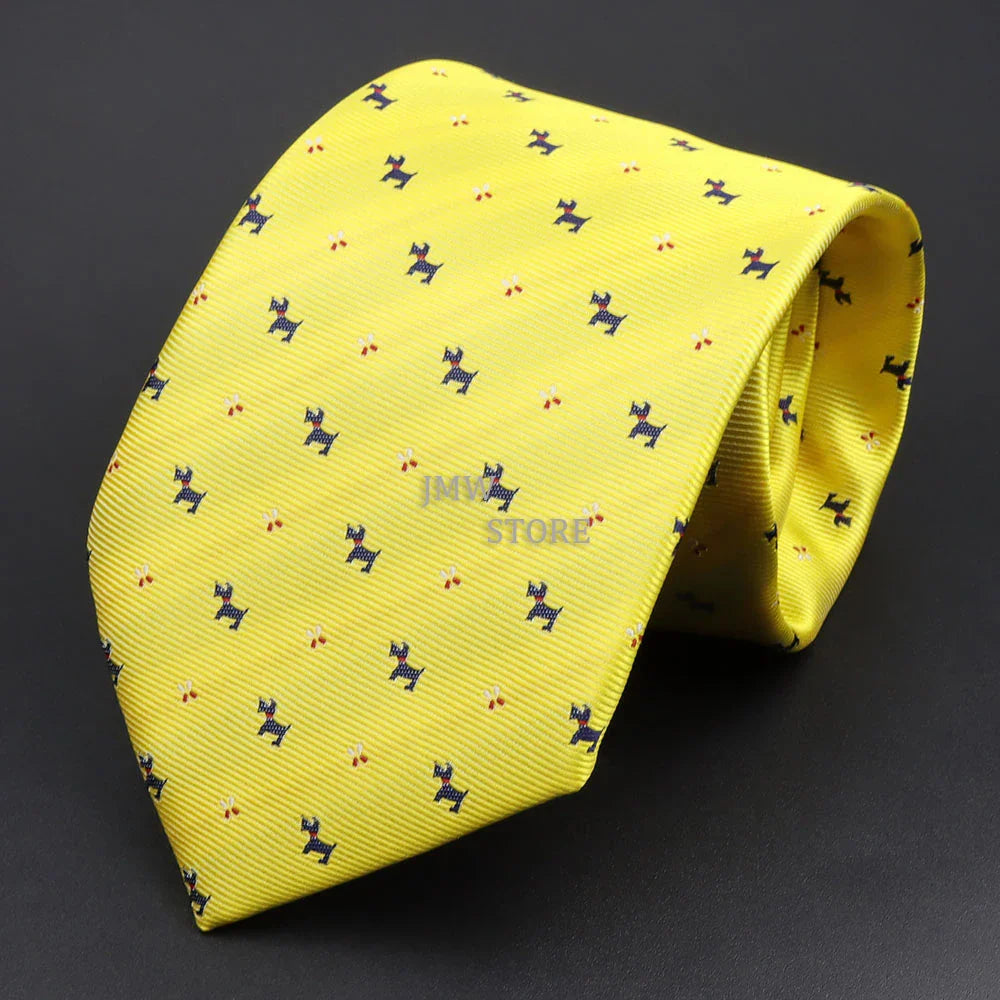 Elegant Men's Tie in Various Designs for Business or Wedding