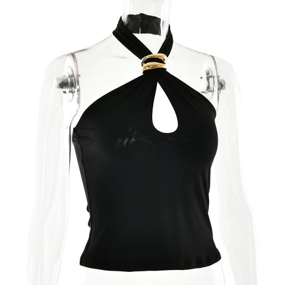 Women Off Shoulder Crop Slim Summer Shirt
