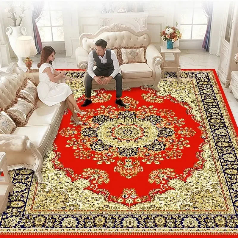 Luxury European Carpets for Living Room, Bedroom 200x300 Large Area Rugs Rug Washable