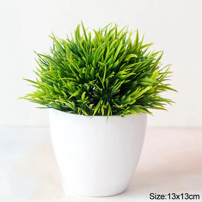 Artificial Potted Plants Bonsai Small Tree Plant Flowers Home Decor