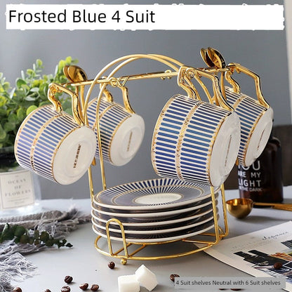 Luxury Gold Plated Ceramic Dinnerware