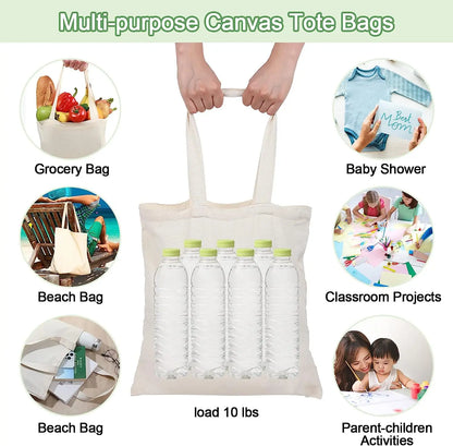 Bulk Wholesale 100pcs/Lot Reusable Cotton Bag Custom Canvas Shopping Tote Bags with Logo