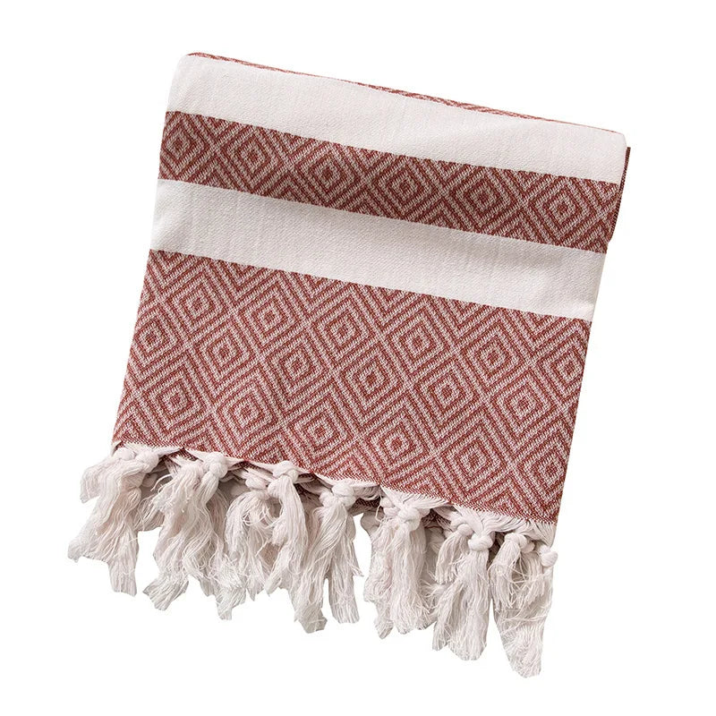 Turkish Beach Towel Oversized (40"x70") - Sand Free, Extra Large, Ultra Soft,Compact & Lightweight for TravelQuick Drying