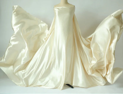 Maternity Photography Soft Satin Luster Dress