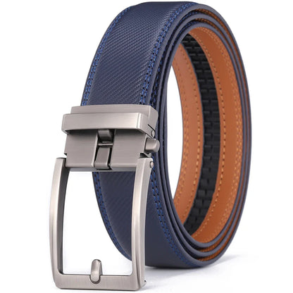 Men Luxury Buckle Genuine Leather Belt