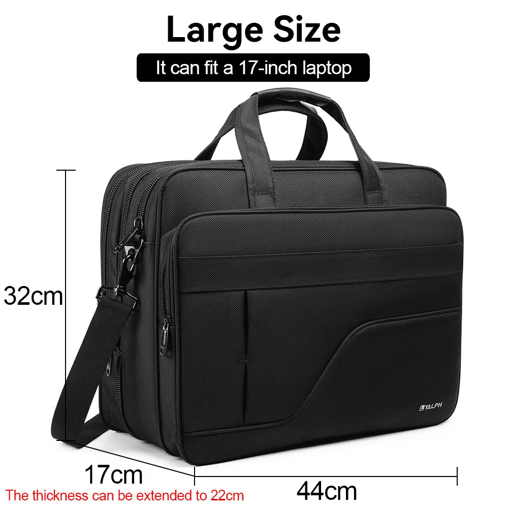 Large Capacity Business Briefcase in three sizes 15.6 inch, 17 inch & 19 inches