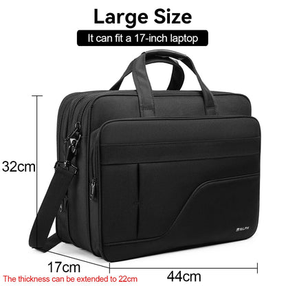Large Capacity Business Briefcase in three sizes 15.6 inch, 17 inch & 19 inches