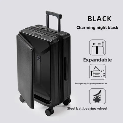 Expandable Luggage ABS+PC Boarding Case 20"22"24"26"28 Inch Large Capacity Luggage Women's Carry-on Travel Suitcase