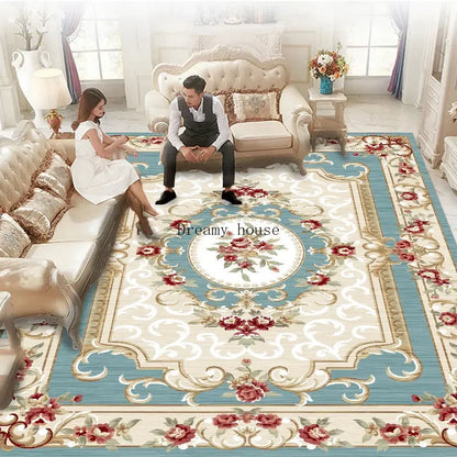 Luxury European Carpets for Living Room, Bedroom 200x300 Large Area Rugs Rug Washable