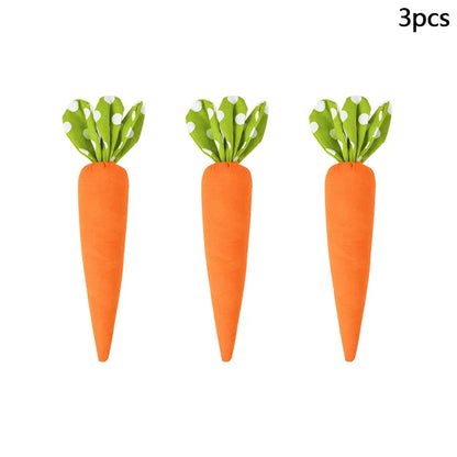 1/5pcs Easter Spring Carrot Ornaments