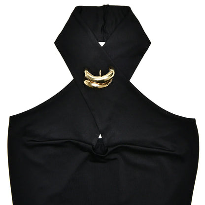 Women Off Shoulder Crop Slim Summer Shirt
