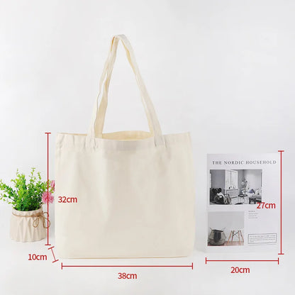 Bulk Wholesale 100pcs/Lot Reusable Cotton Bag Custom Canvas Shopping Tote Bags with Logo
