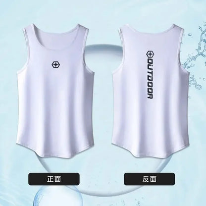 Sport Running Men's Summer Thin Quick Drying Vest+short