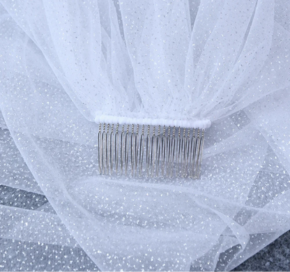 Luxury Cathedral Sparking Glitter Wedding Bridal Veil Long 3M/5M