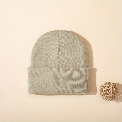 4pcs Winter Warm Knitted Baby Hat Knit Cuffed Beanie for Boys and Girls