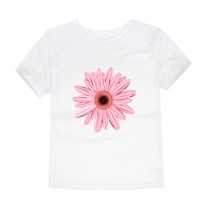 100% Cotton Toddler Girl T- Shirts