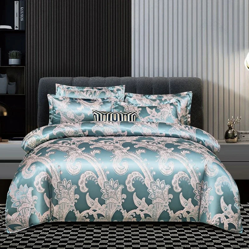 European Soft Fabric Luxury Duvet Cover Set - 3pcs (2)