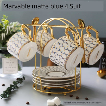 Luxury Gold Plated Ceramic Dinnerware