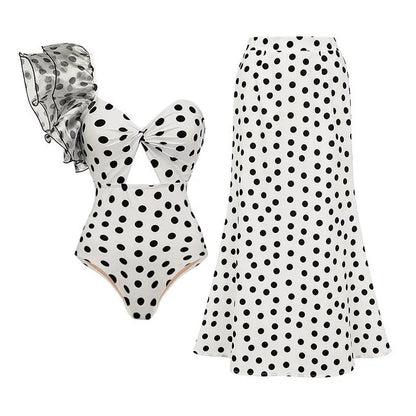 2-Piece Women Brazilian Floral Printed Ruffle Bikinis Strappy Bandage Swimwear