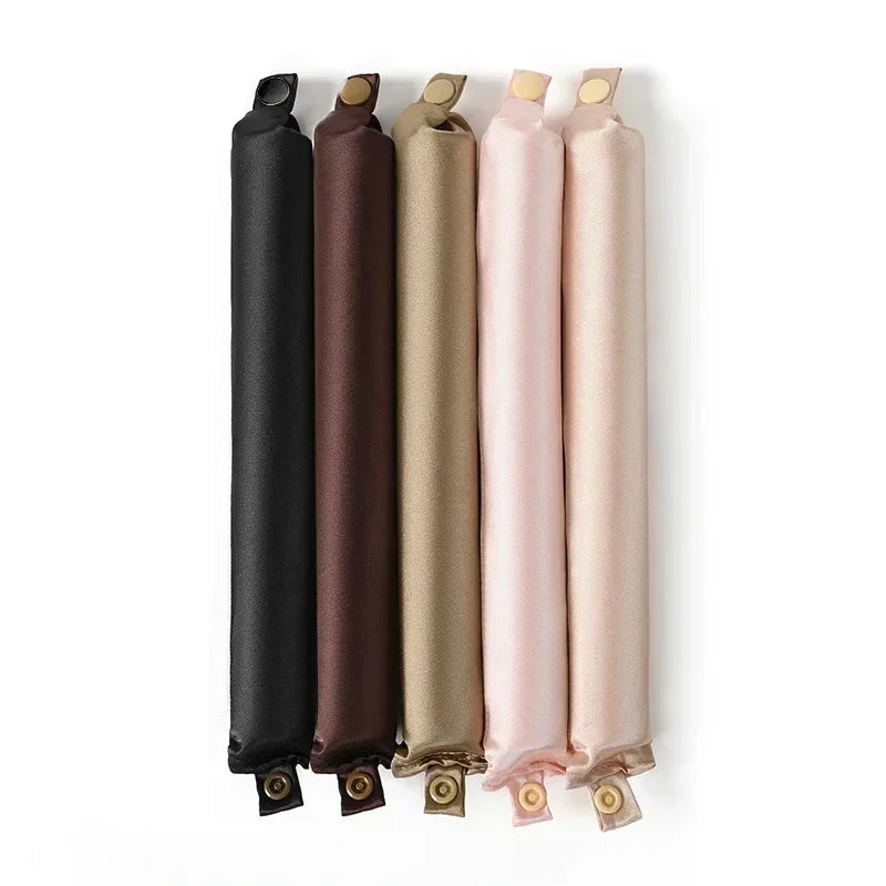 Heatless No Heat Hair Rollers Satin Curling Rod Soft Curlers Sleeping Flex Rods Styling Tools