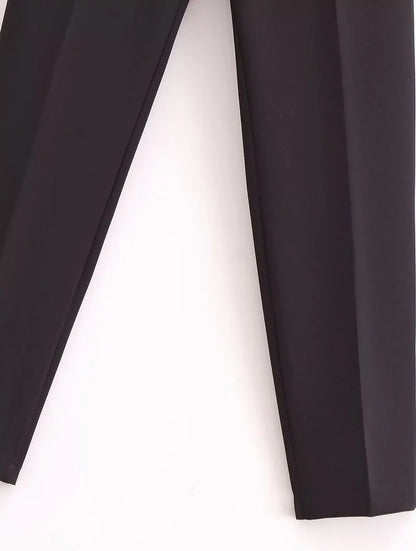 Women's Pencil Trousers High Waist Slimming Long Pants