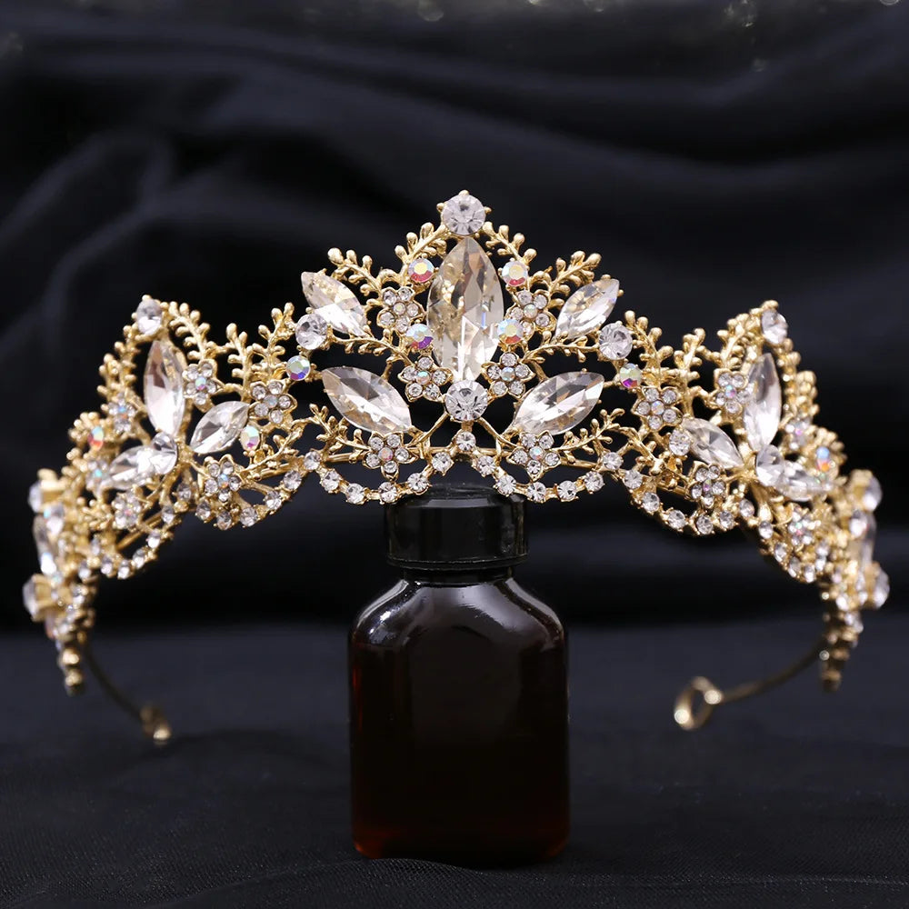 Bridal Luxury Crystal Tiara For Women