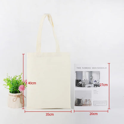 Bulk Wholesale 100pcs/Lot Reusable Cotton Bag Custom Canvas Shopping Tote Bags with Logo
