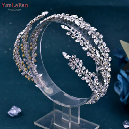 Rhinestone Tiara Bridal Wedding Pageant Headband Hair Accessories