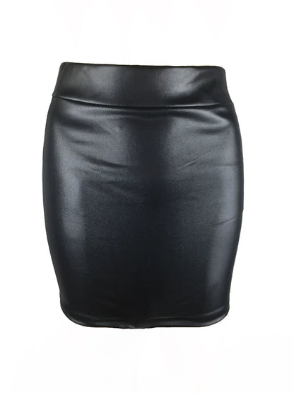 Women Summer Mini Skirts High-waist Slim Fit Hip Pencil Skirts