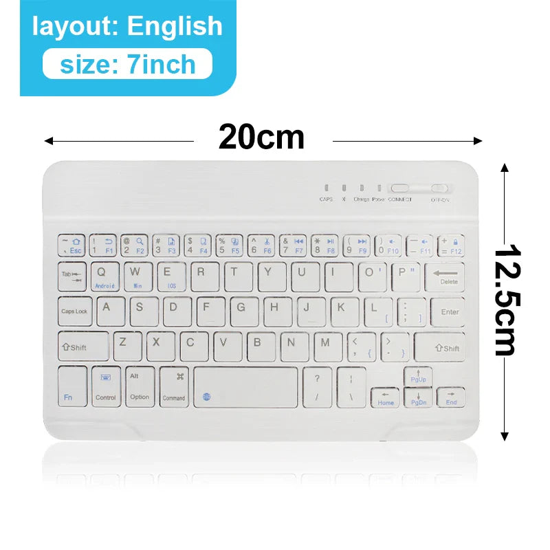 Keyboard Wireless Bluetooth 2.4G Rechargeable