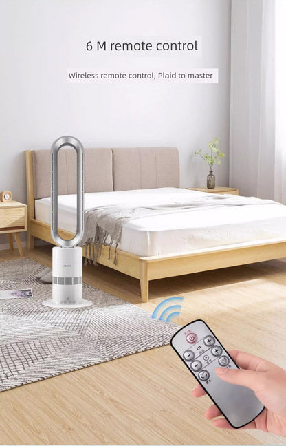 Angel German Heating Energy Saving Shaking Head Bladeless Fan