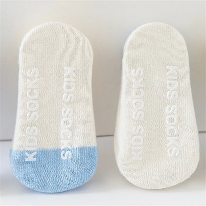 Lawadka Newborn Baby Boat Socks For Girls & Boys 4Pairs/set