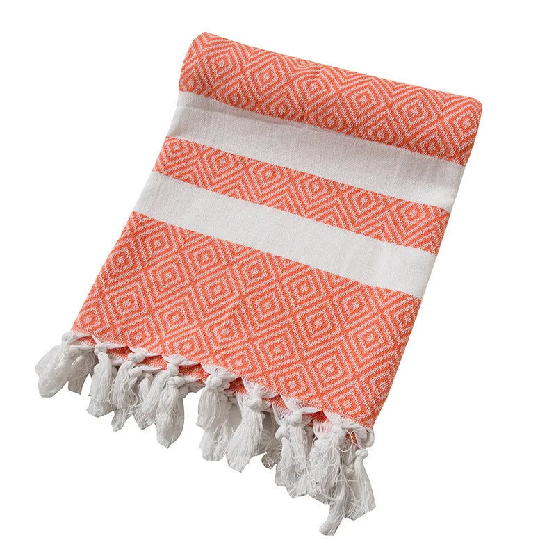 Turkish Beach Towel Oversized (40"x70") - Sand Free, Extra Large, Ultra Soft,Compact & Lightweight for TravelQuick Drying