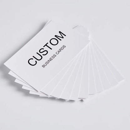 200/500/1000pcs Customizable Cards, Personalized Business Cards with Acrylic Storage Box, Waterproof Thank You Invitations
