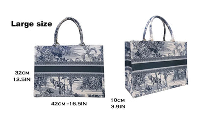 Personalized custom women's tote bag, canvas printed handbag, large capacity beach bag