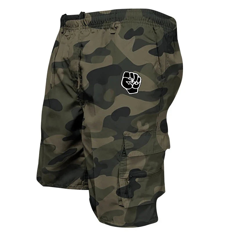 Summer Men's Cargo Shorts Bermuda Cotton Multi-pocket Casual Outdoor Short Pants