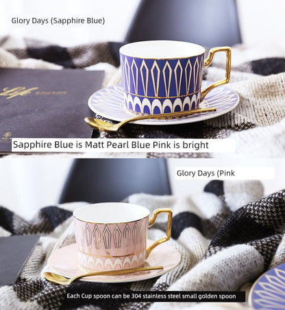 Luxury Gold Plated Ceramic Dinnerware