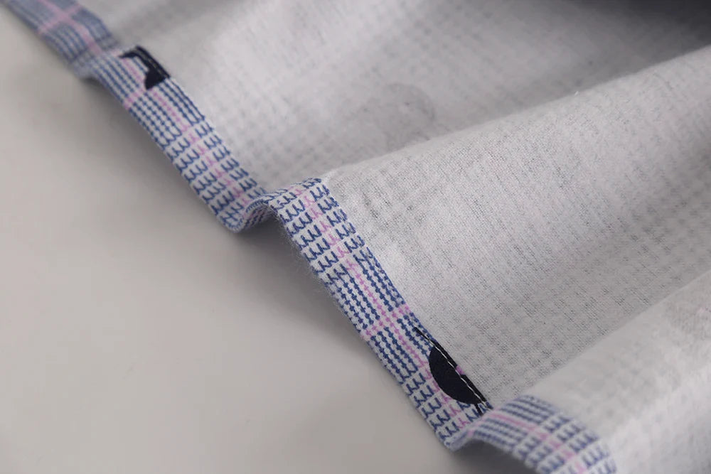 Plaid Design Multi Colors Warm Cotton Flannel Long-sleeved Trousers Pajamas Set for Men