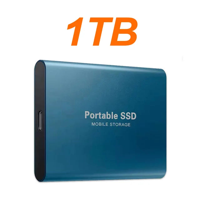 16TB Large Capacity External Hard Drive Quiet Operation Mobile Storage SSD USB3.2 Type-C High Speed Solid Stae Disk For PC MAC