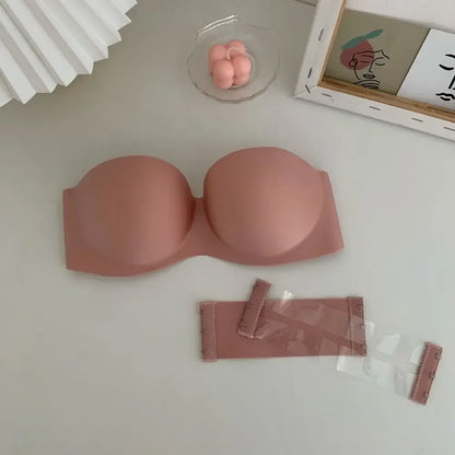 Women Push Up Invisible Bras Strapless Seamless