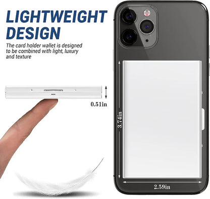 Large Capacity Anti-Scan RFID Wallet, Slim Blocking Card Protection