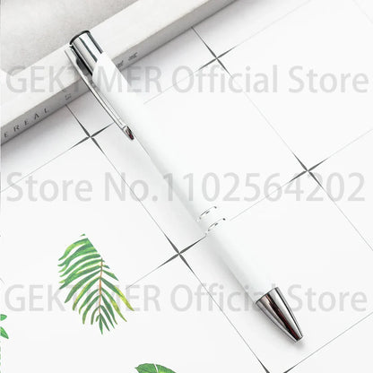 100 50 20 Pcs Custom Ballpoint Pen Metal Pen Support Custom Logo Advertising Personalized Pen Advertising Gift