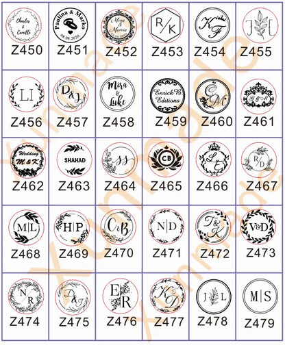 Custom Initials Embosser stamp,Book Embosser Personalized Wedding Embossing Stamp, Address Stamp, Form the Library Embosser