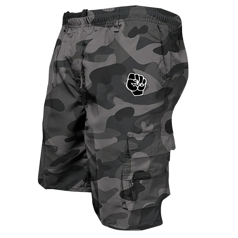 Summer Men's Cargo Shorts Bermuda Cotton Multi-pocket Casual Outdoor Short Pants